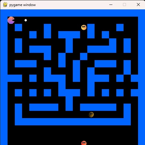 python学習用(パックマン風のゲーム)コード付き