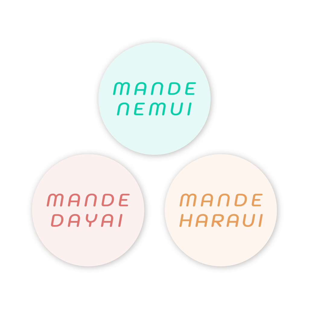 MANDEステッカーset