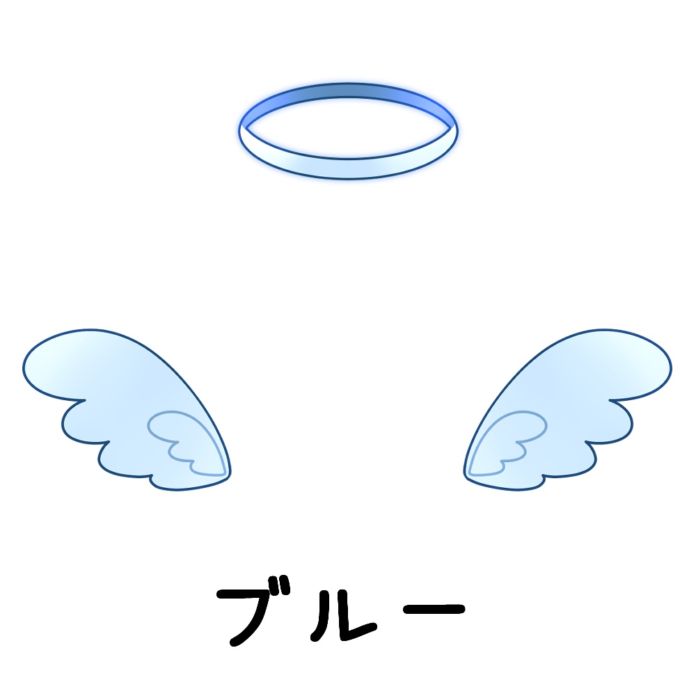 Live2d/動く天使の羽&リング【Vtuber向け】