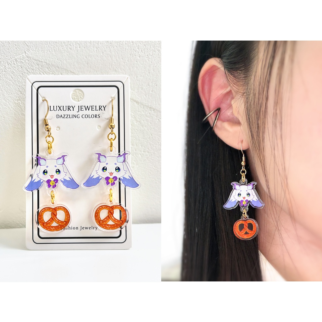 ルンルン/でびるん アクリルピアス (ニッケルフリーステンレス製) にじさんじ【にじそうさく11通販】✦非公式✦