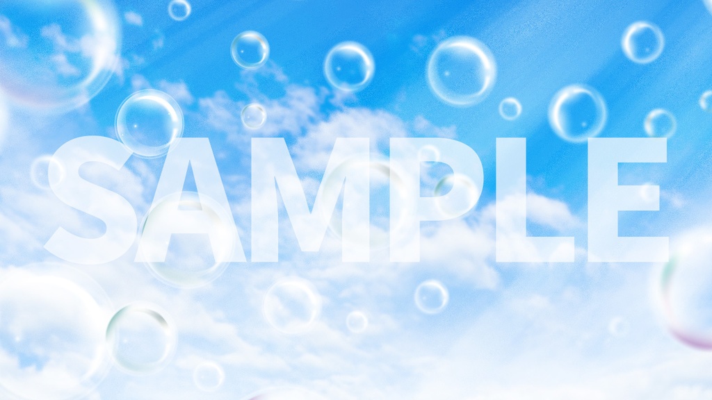 【サムネ素材】夏の歌枠サムネ素材【Vtuber素材/配信】