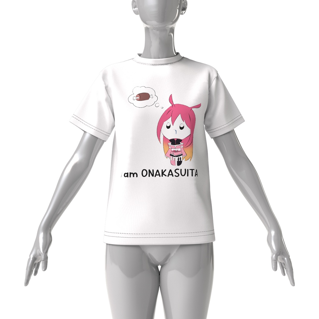 5周年記念ビックシルエットTシャツ「ONAKASUITA」