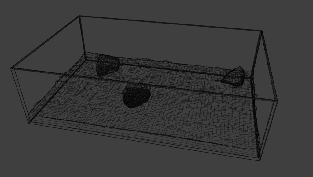 3Dモデル ガラスケージ