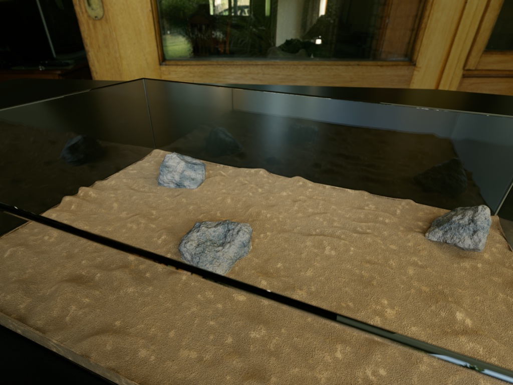 3Dモデル ガラスケージ