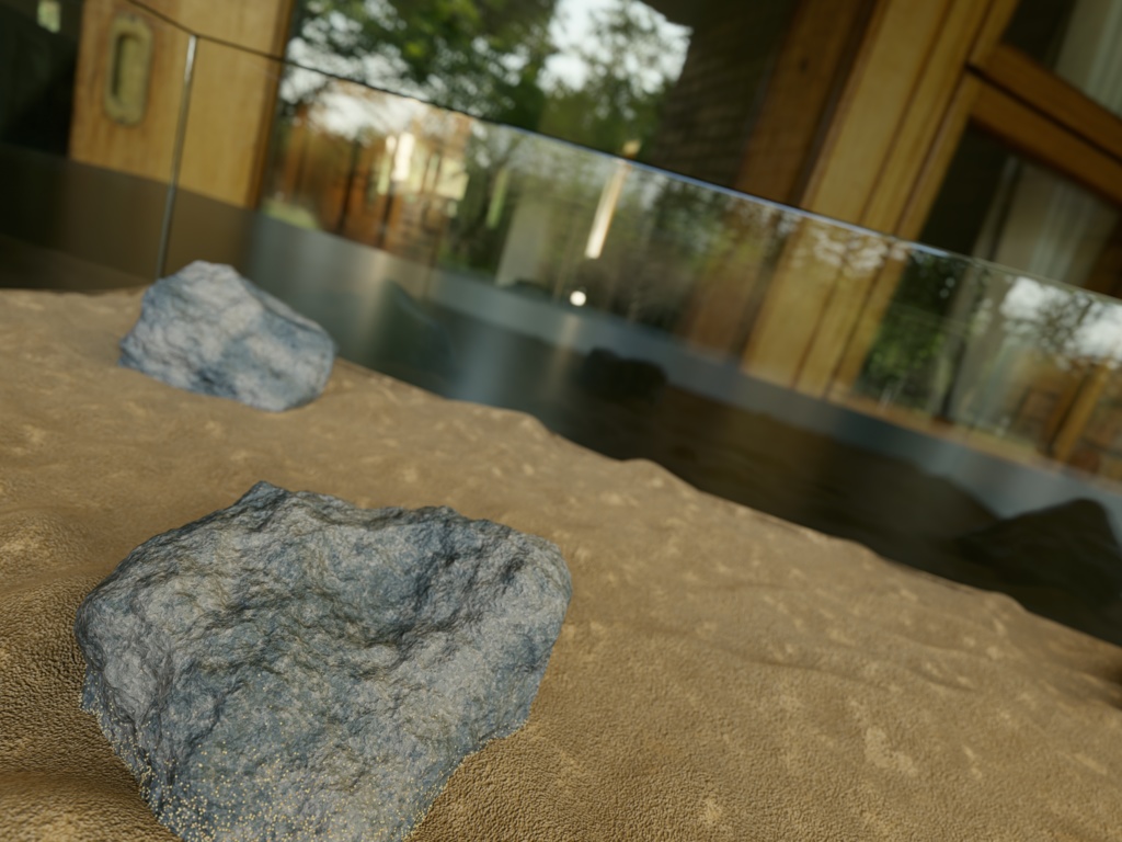 3Dモデル ガラスケージ