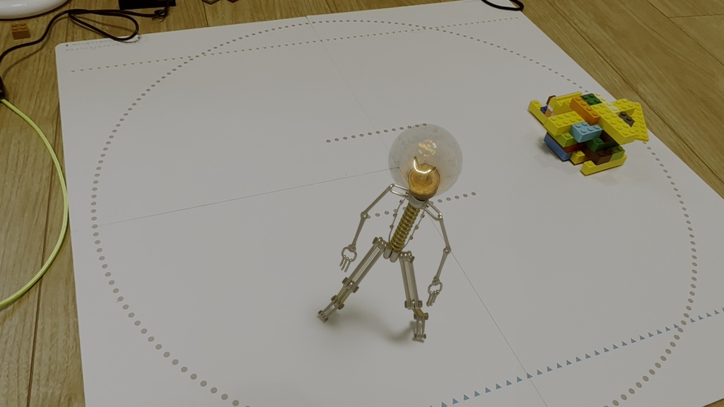3Dモデル 電球頭(指関節ないバージョン)