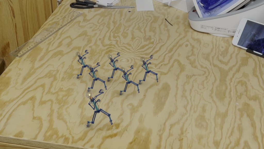 3Dモデル 電球頭（指関節あるバージョン）