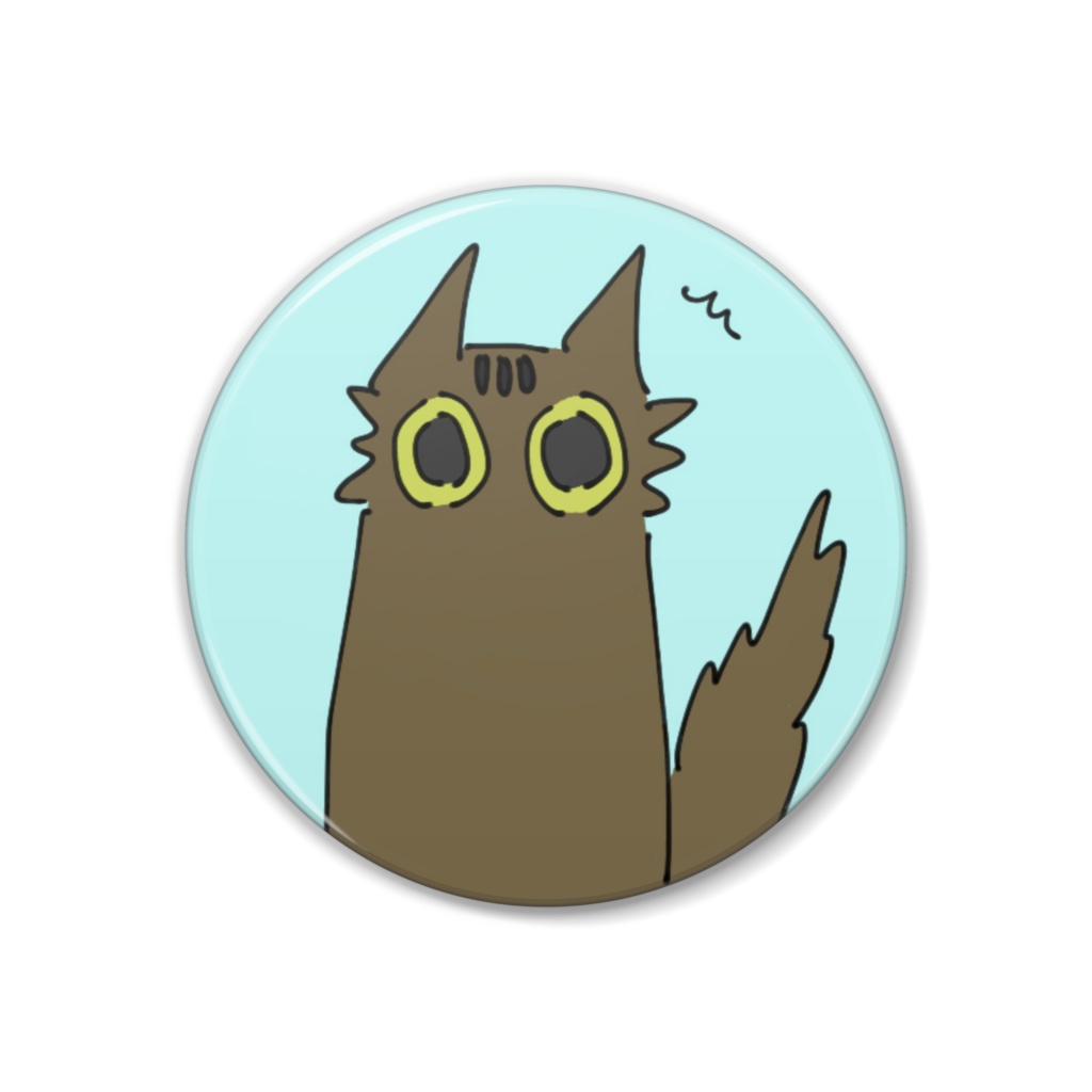 手書き缶バッチ