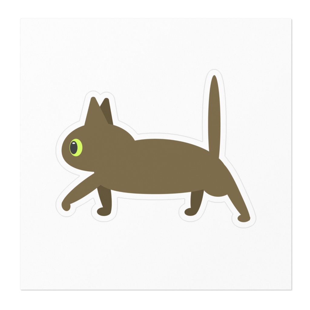 こむぎのステッカー