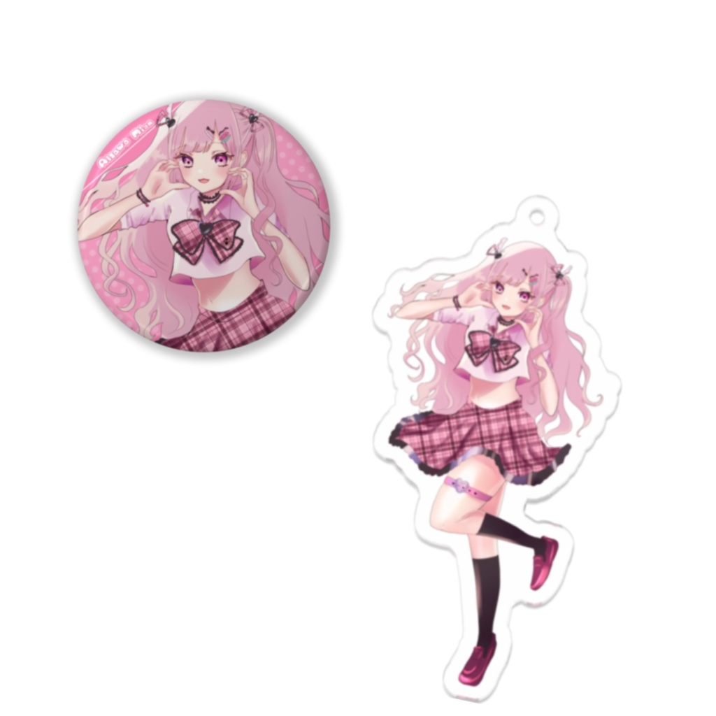 缶バッジ＆アクリルキーホルダーセット