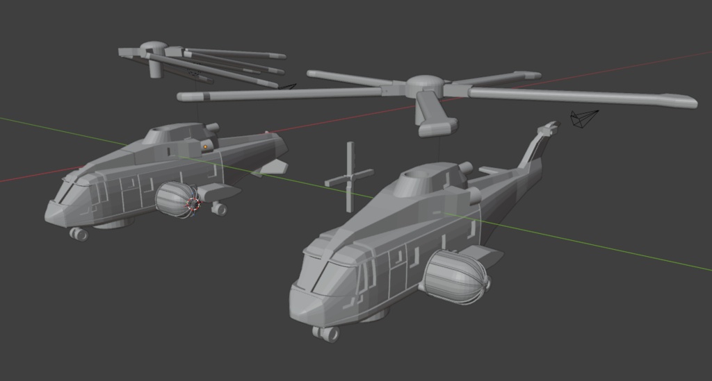 [STLデータ販売]　1/700　AW-101 Merlin HM2 ASac Crowsnest
