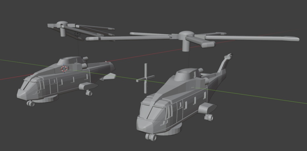 【1/700】EH-101A (AW-101 Model112) AEW【3Dプリント模型】