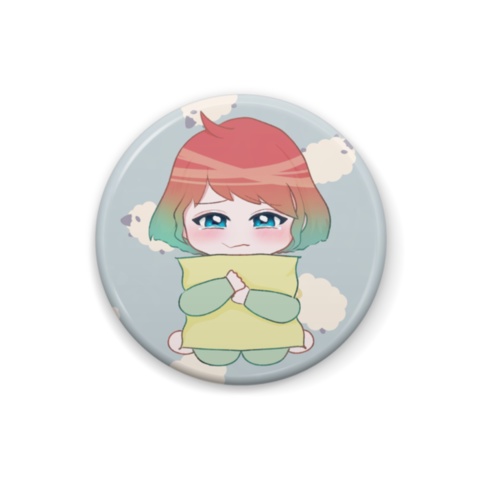 【受注】サティぐでってぃ缶バッジ44mm（ぐずぐず）