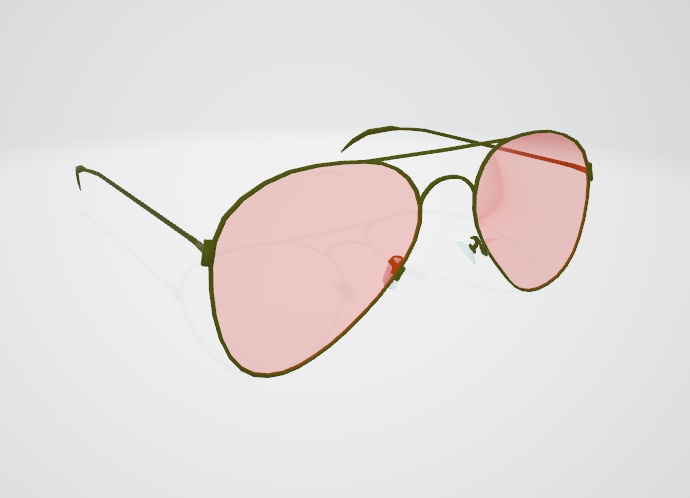 【VRC想定】【MA対応】Volfaサイズ サングラス