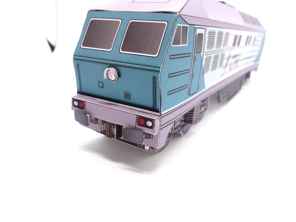 ドイツの貨物線、ハレ・トロータ港湾鉄道のペーパークラフト