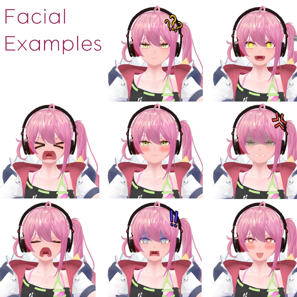 【 シャティ&シャピ (Sharpi & Sharti) 】オリジナル3Dモデル v1.03