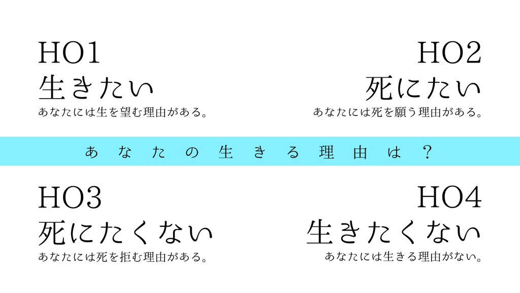 クトゥルフ神話TRPGシナリオ「アンビバレンツ」