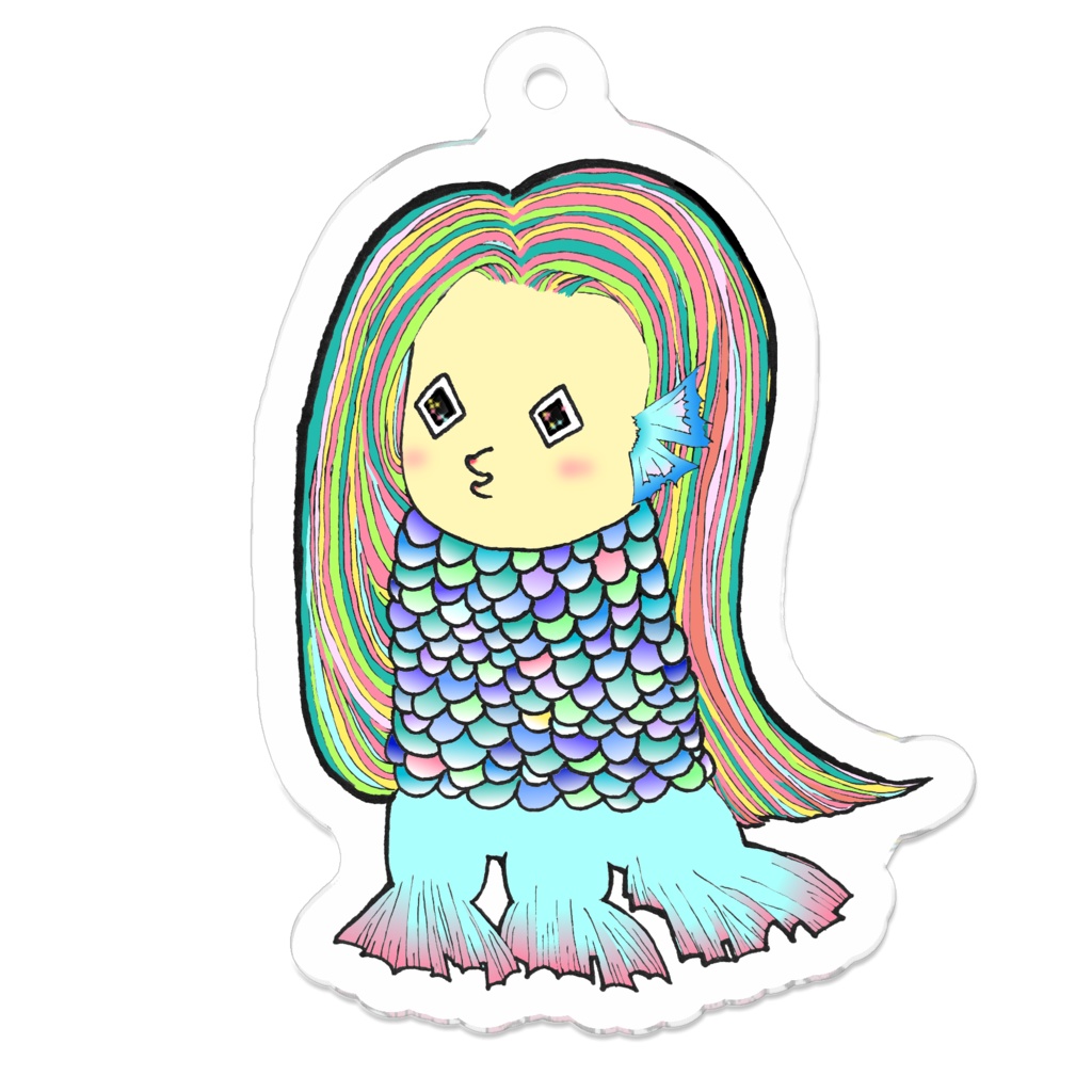 アマビエちゃんキーホルダー