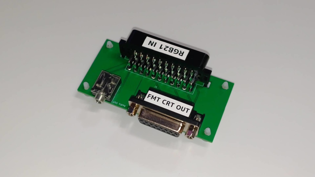 RGB21 → FM TOWNS CRT 変換基板