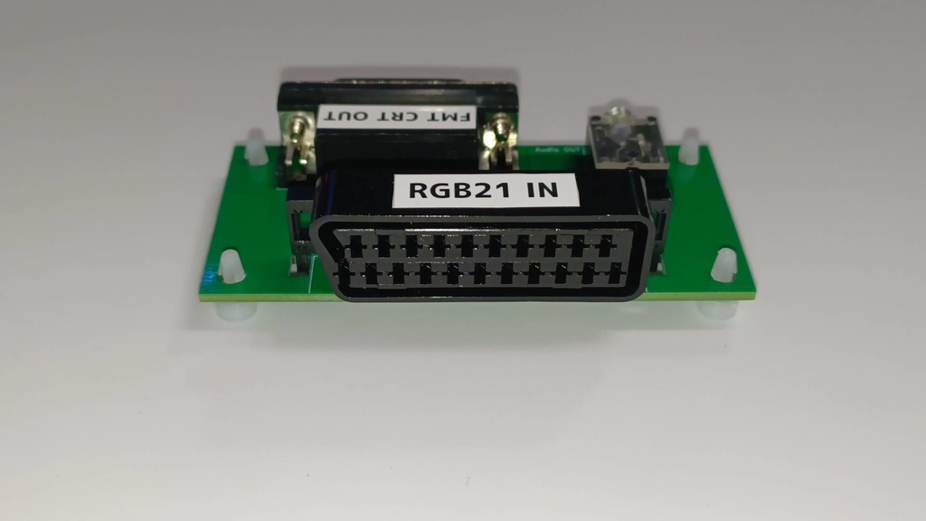 RGB21 → FM TOWNS CRT 直結変換基板