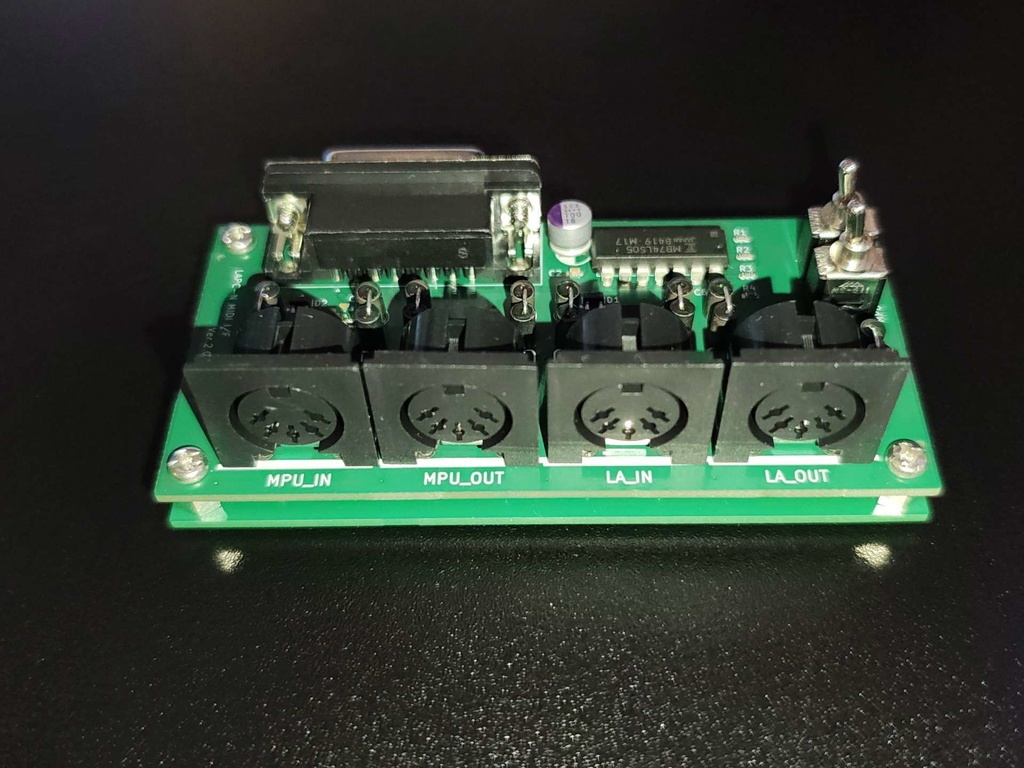 LAPC-N専用 MIDI I/F基板 Ver.2.0
