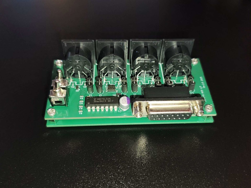 LAPC-N専用 MIDI I/F基板 Ver.2.0