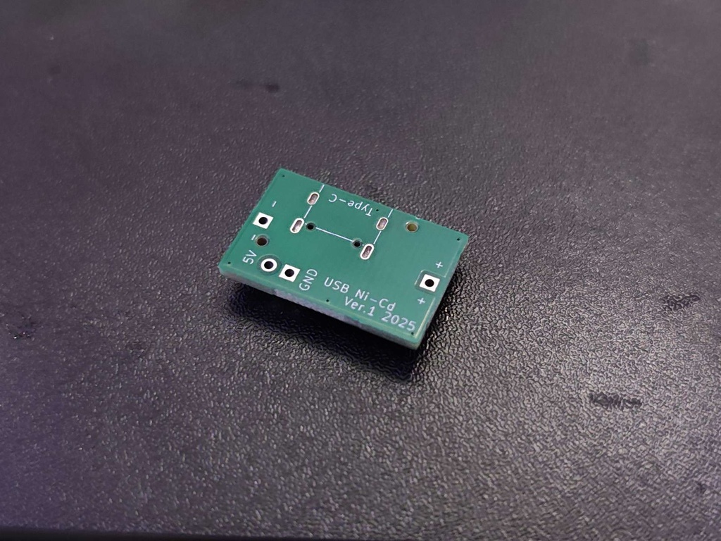 Ni-Cd to USB Type-C 常時給電用 置き換え基板