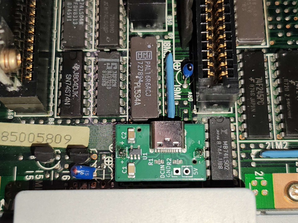 Ni-Cd to USB Type-C 常時給電用 置き換え基板