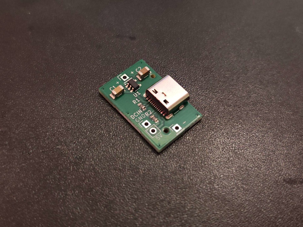 Ni-Cd to USB Type-C 常時給電用 置き換え基板