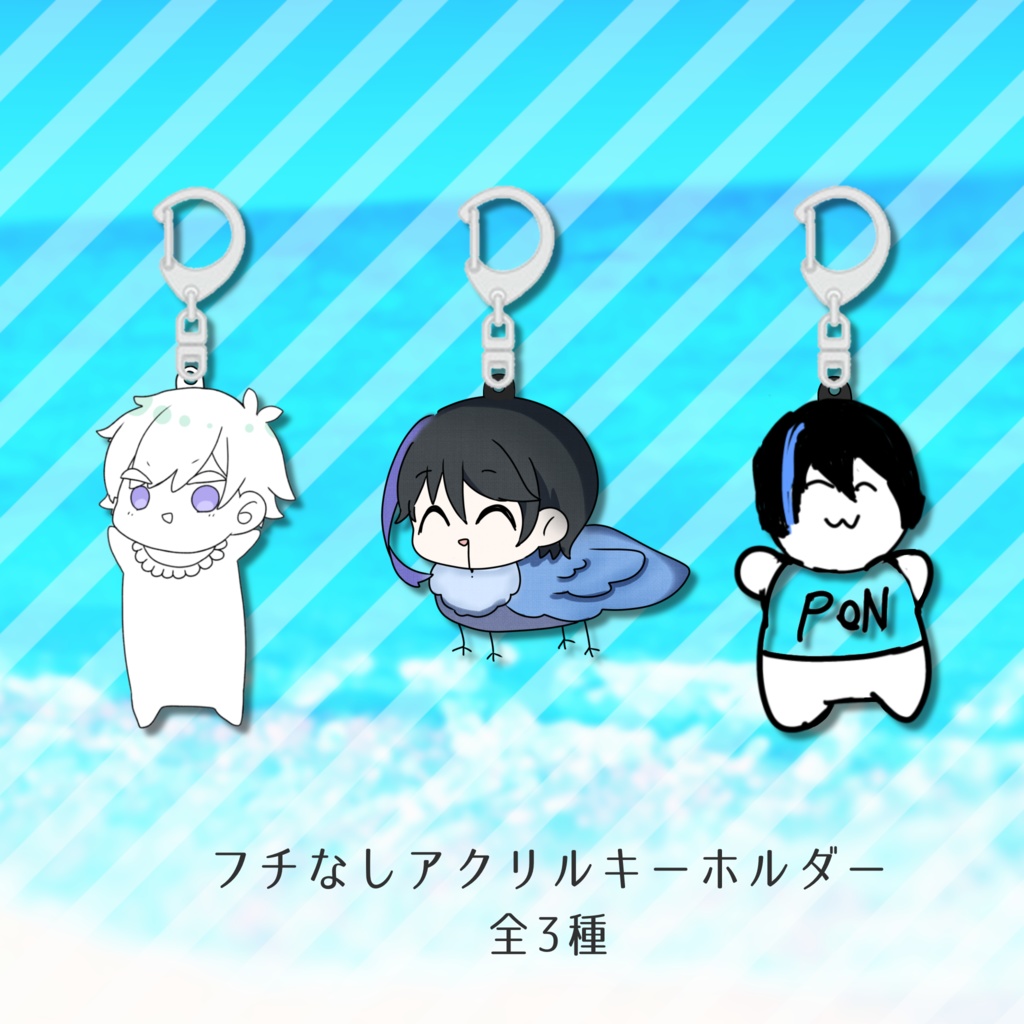Cre×mate 1st Anniversary Goods-フチなしアクリルキーホルダー-