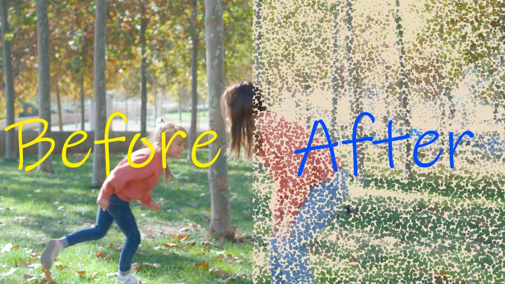 DaVinci Resolve Halftone Effect