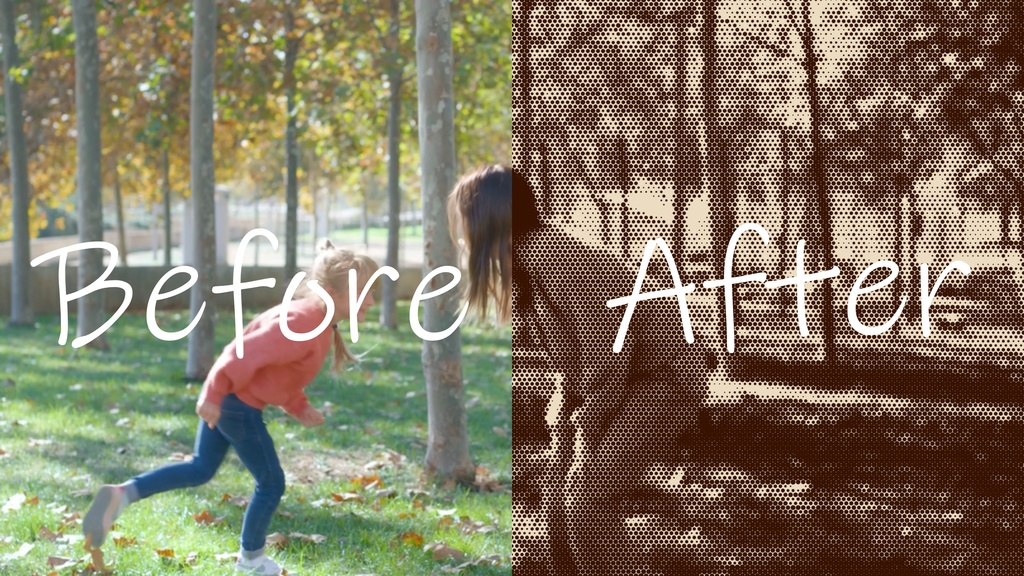 DaVinci Resolve Halftone Effect