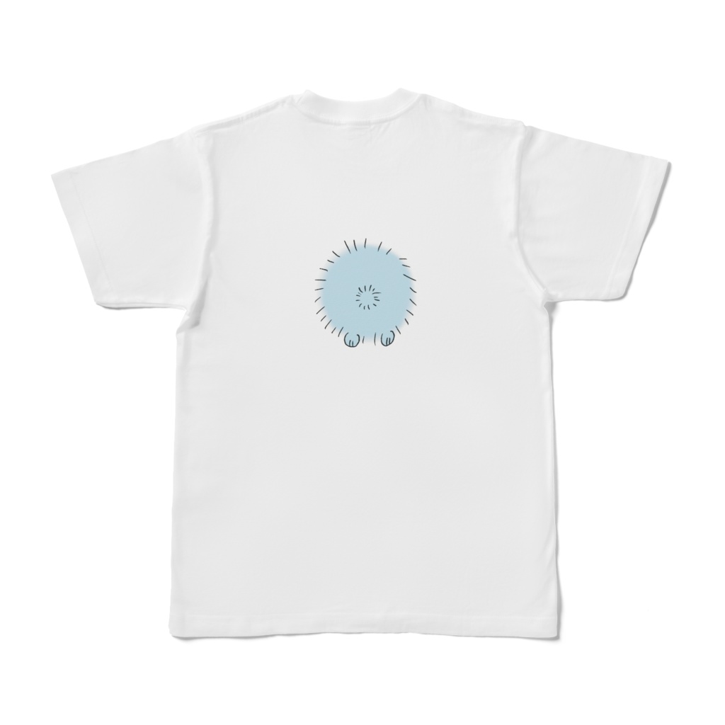 ティンダロスのアホ犬貫通Tシャツ(仕様上若干のズレあり)