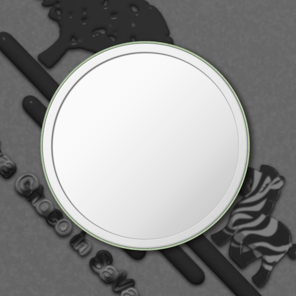 zebra-choco-in-savannah 缶ミラー