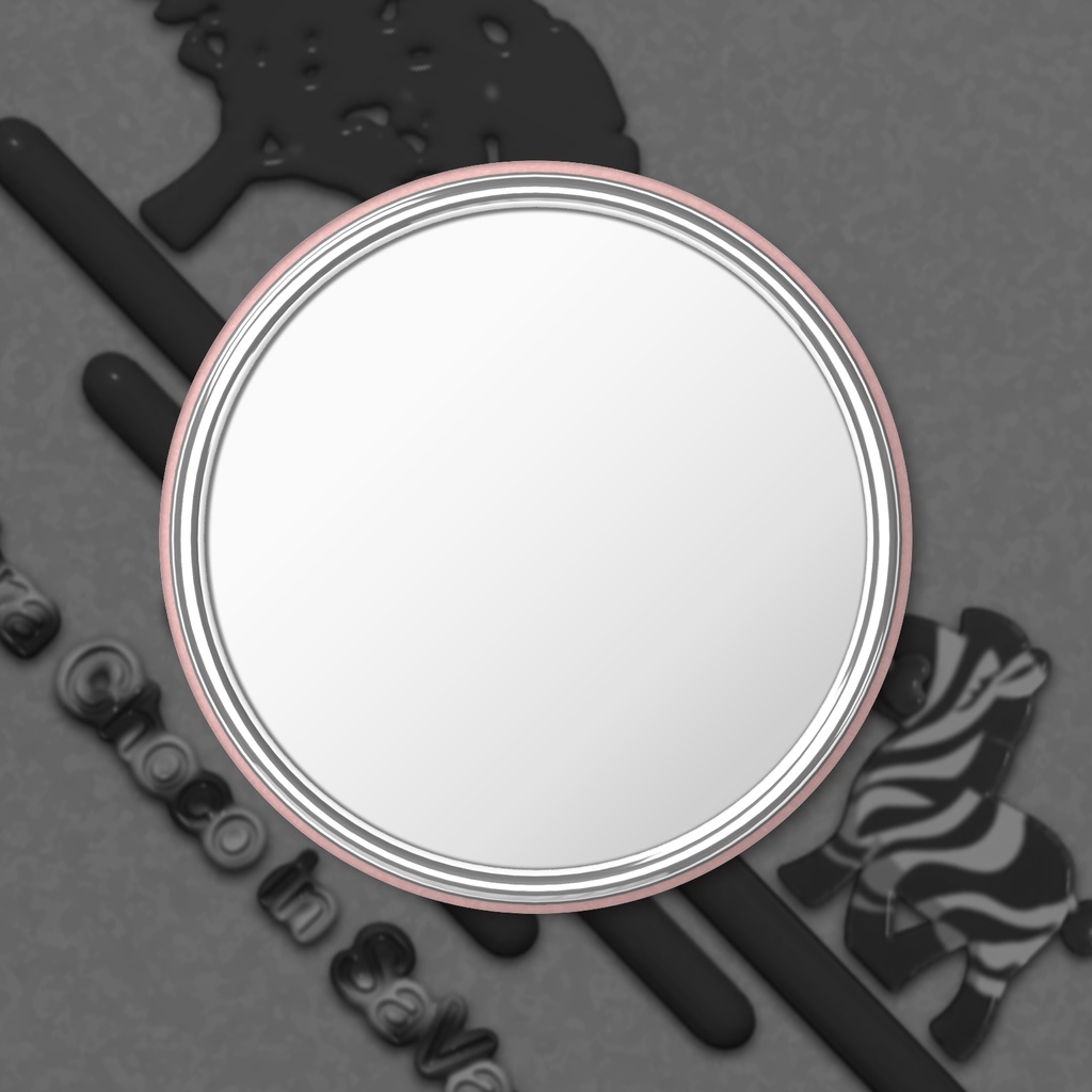 zebra-choco-in-savannah 缶ミラー