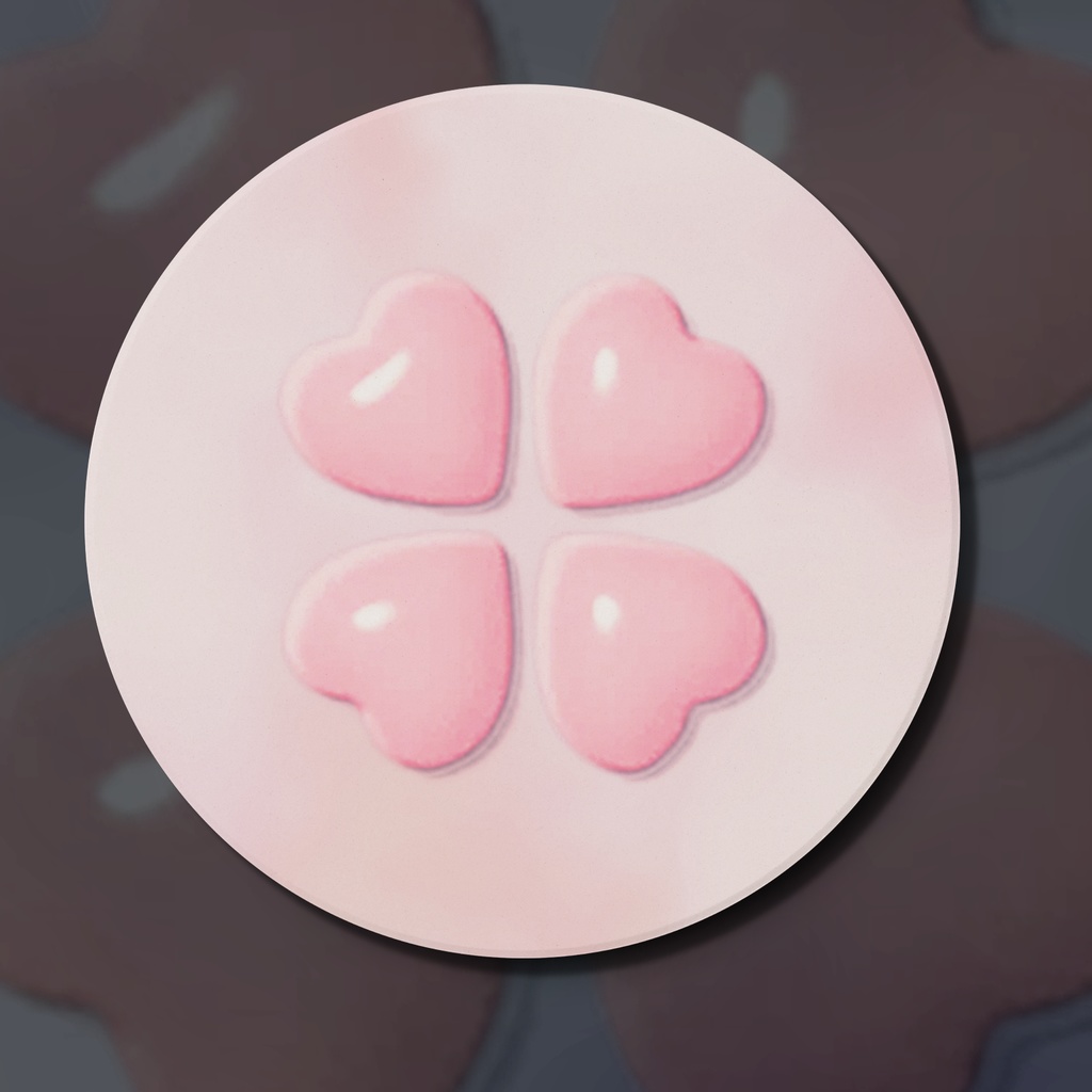 4-heart コースター