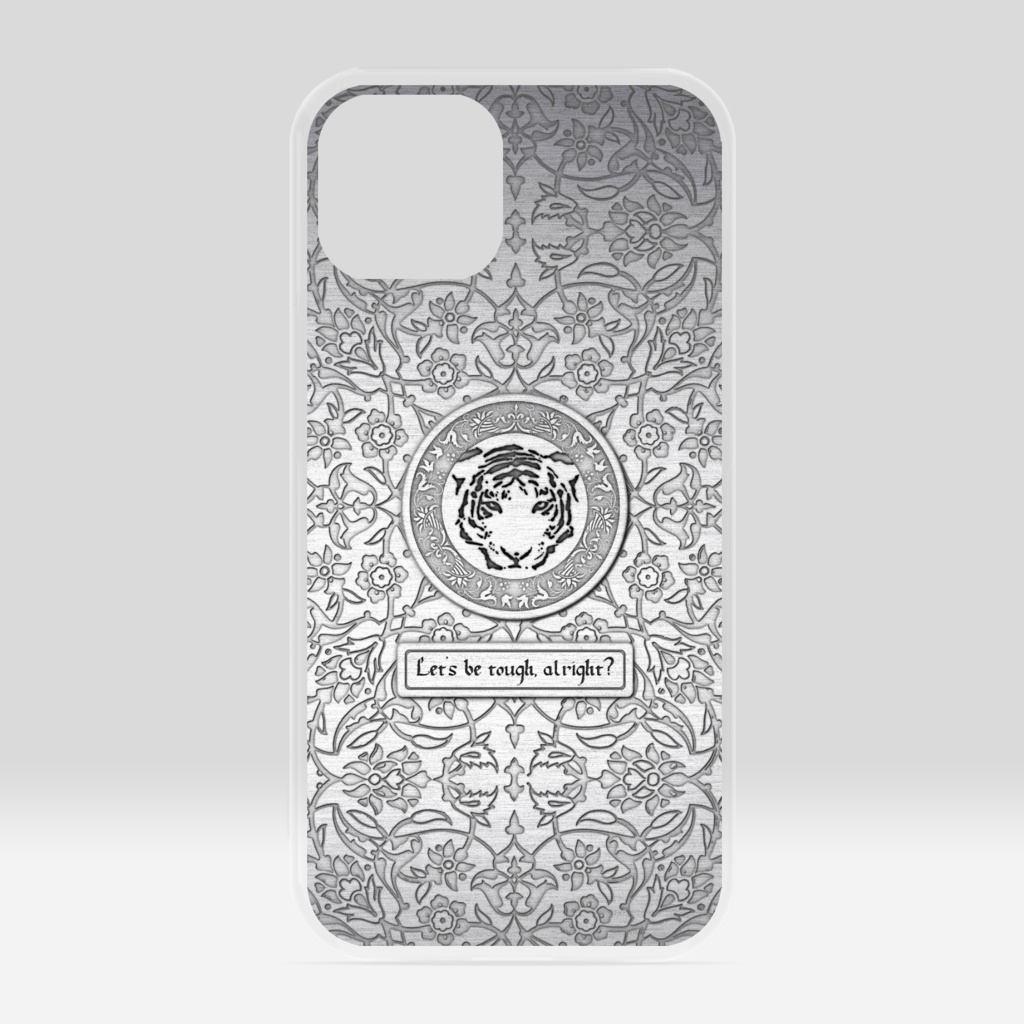 metallic-embossing-style　クリアiPhoneケース