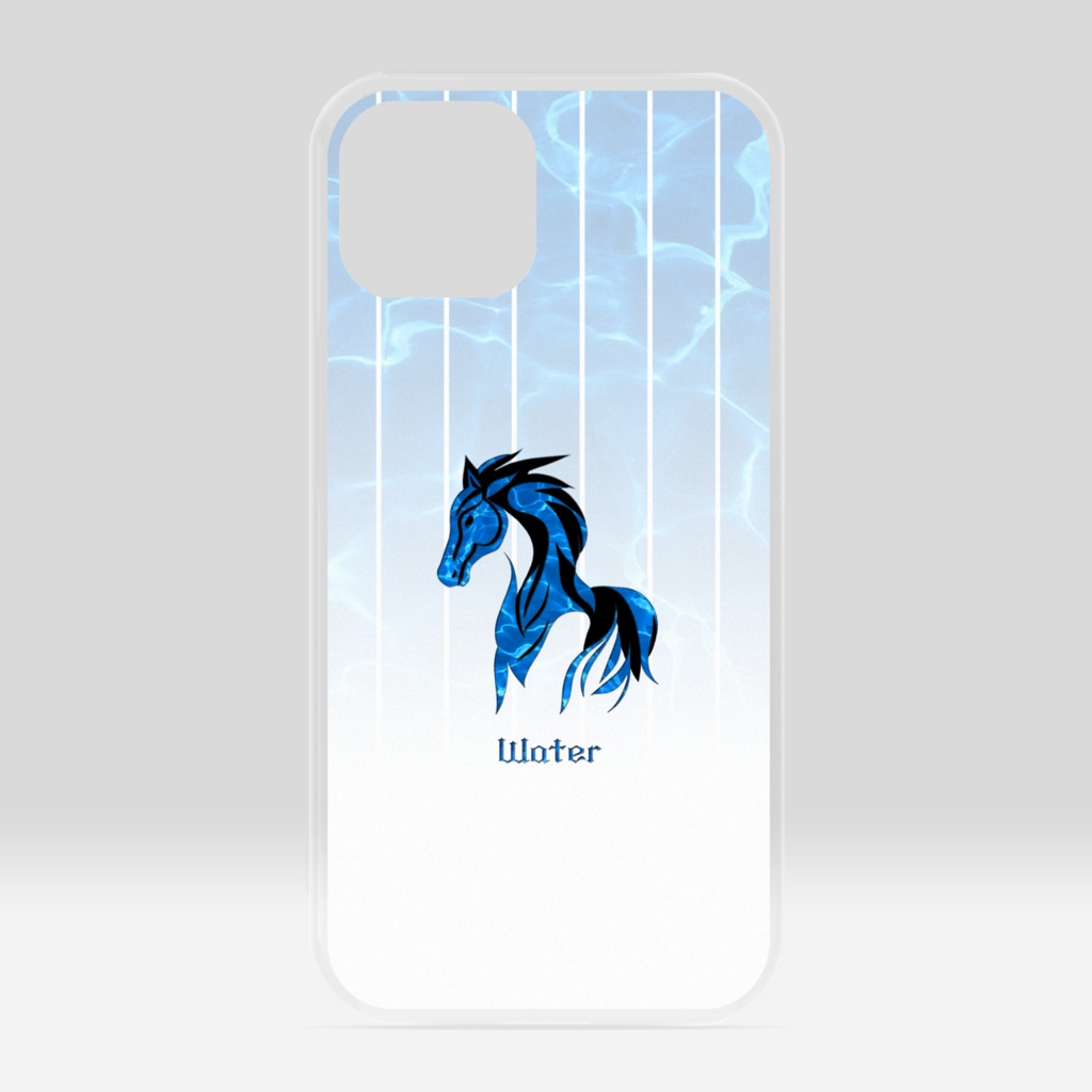 Horse water クリアiPhoneケース