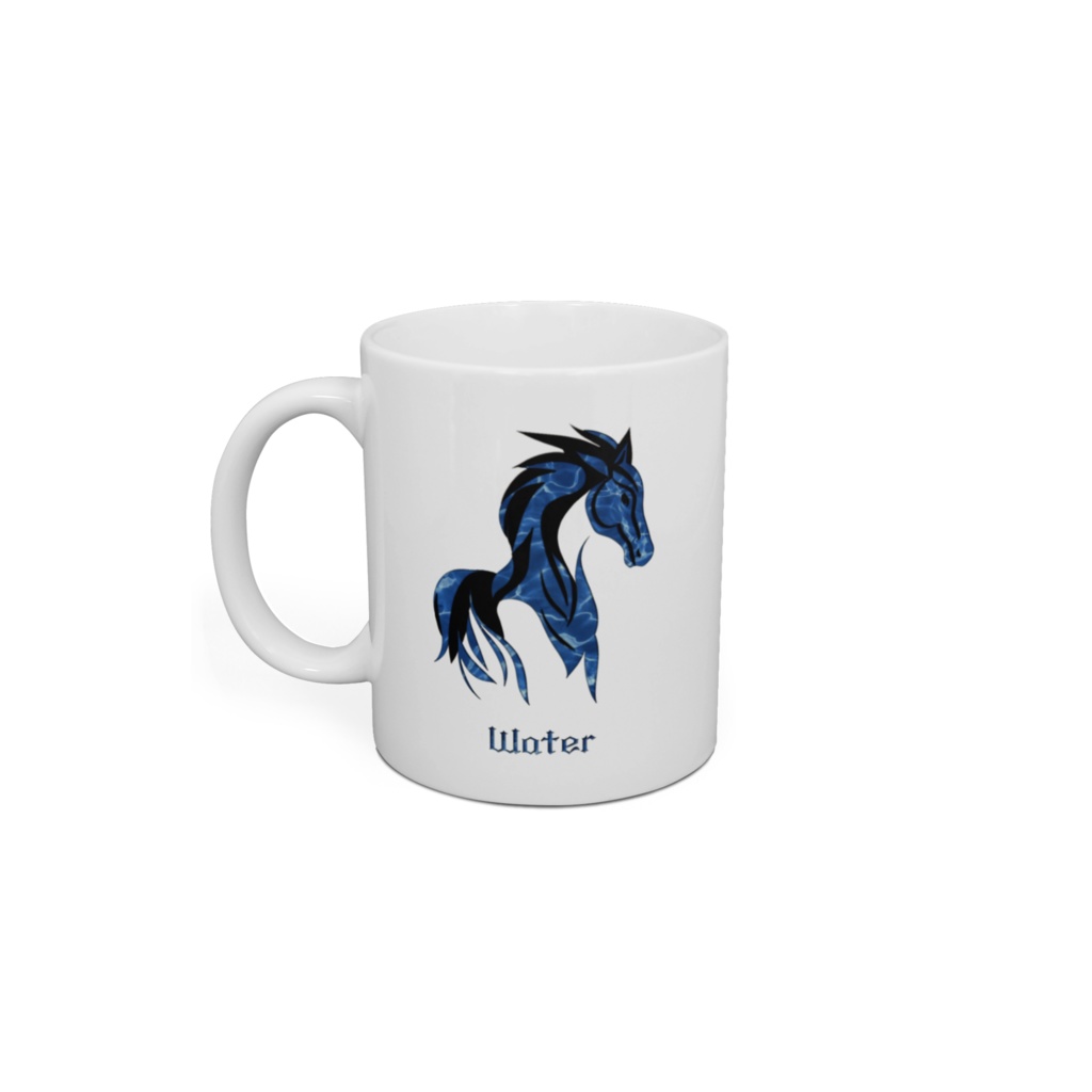 Horse flame and water マグカップ
