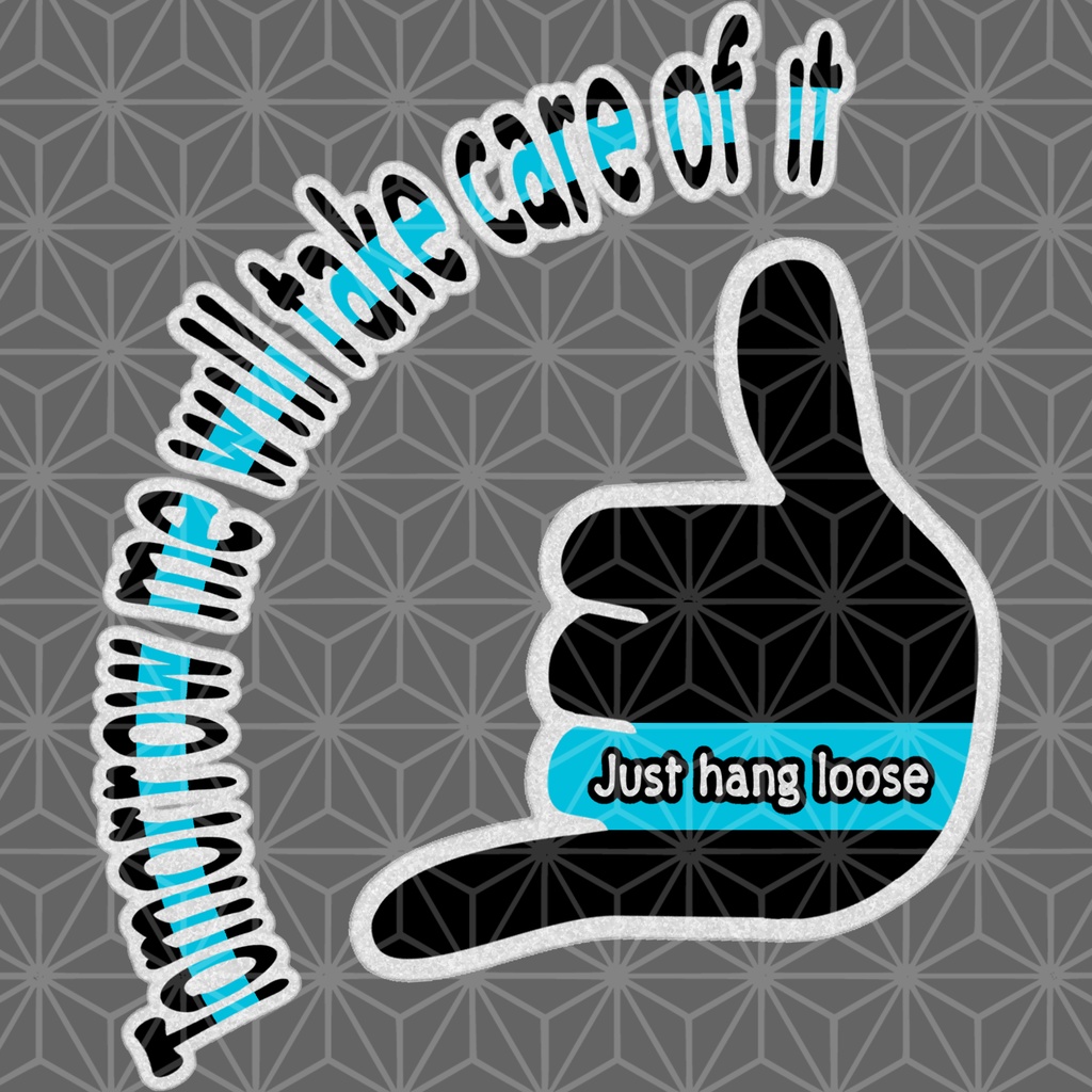 Tomorrow me will take care of it.  ver.2 Tシャツ - 白