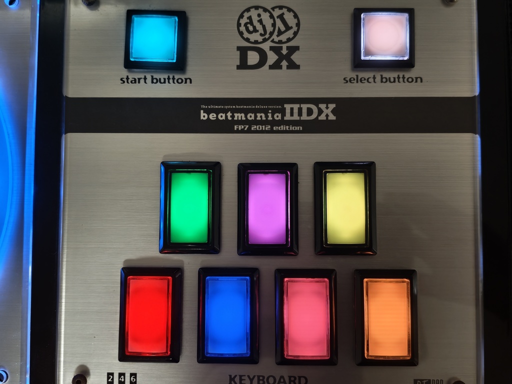 Beatmania IIDX DAOコン 9色LEDランプ 5v用