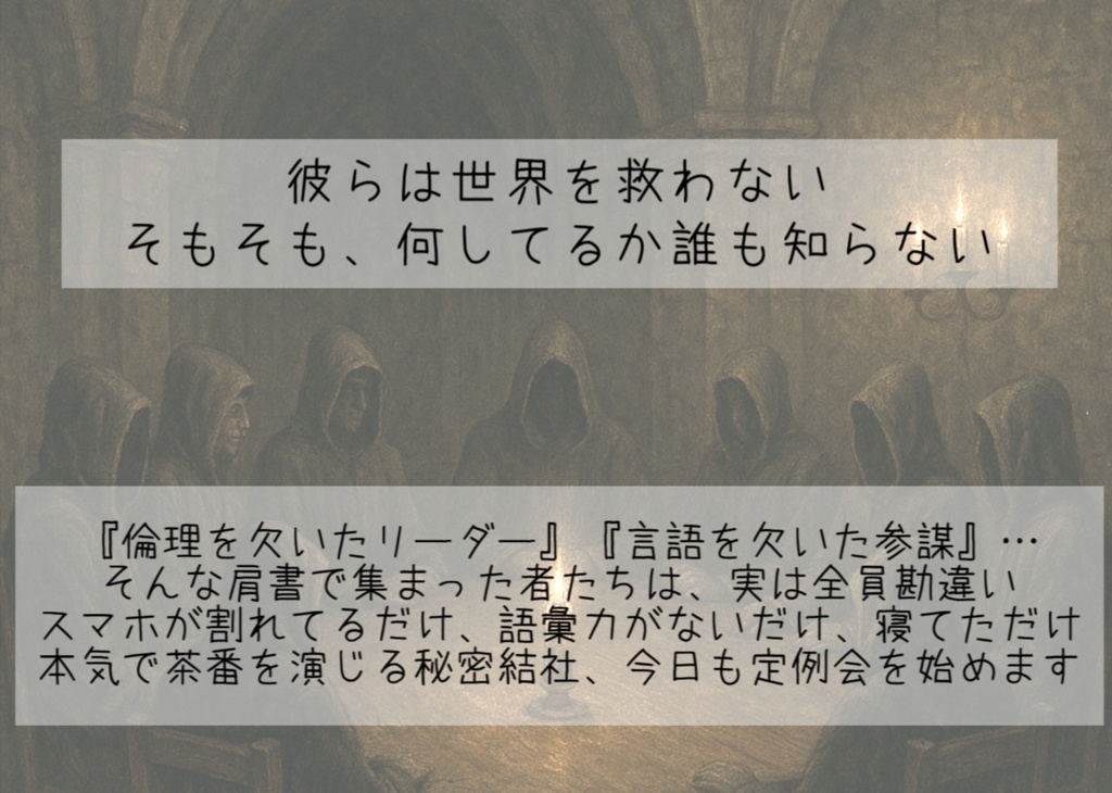 【ストリテラ】秘密結社ごっこ計画
