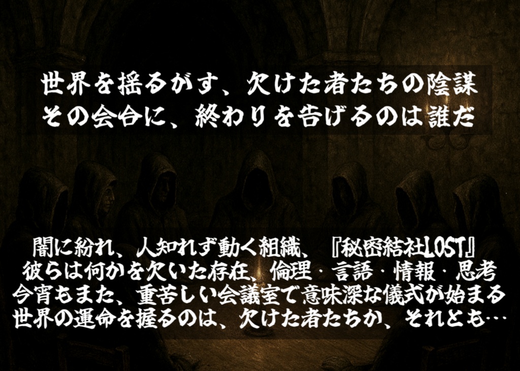【ストリテラ】秘密結社ごっこ計画