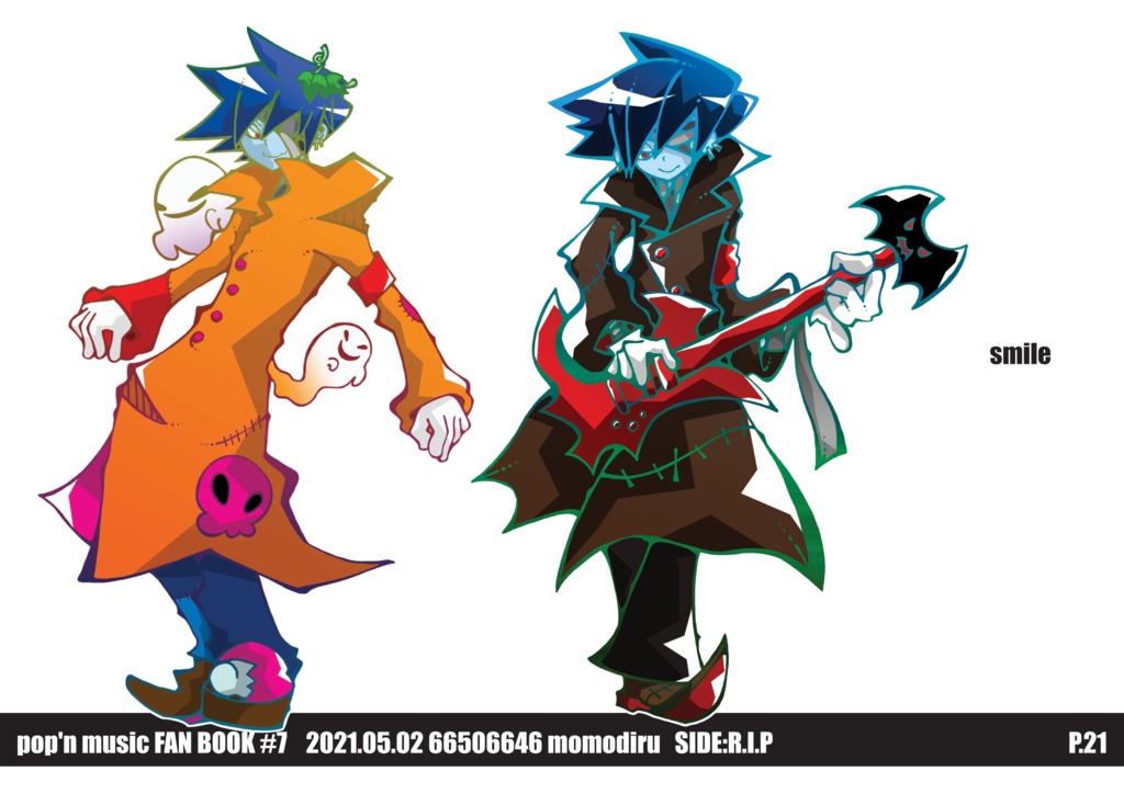 ポップンイラスト集・3種