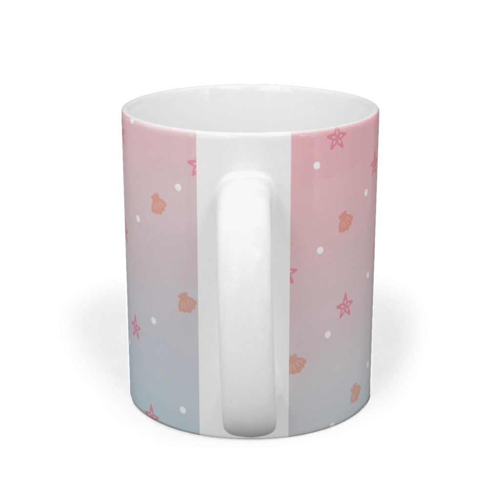 アマビエちゃんとアマエビくん マグカップ