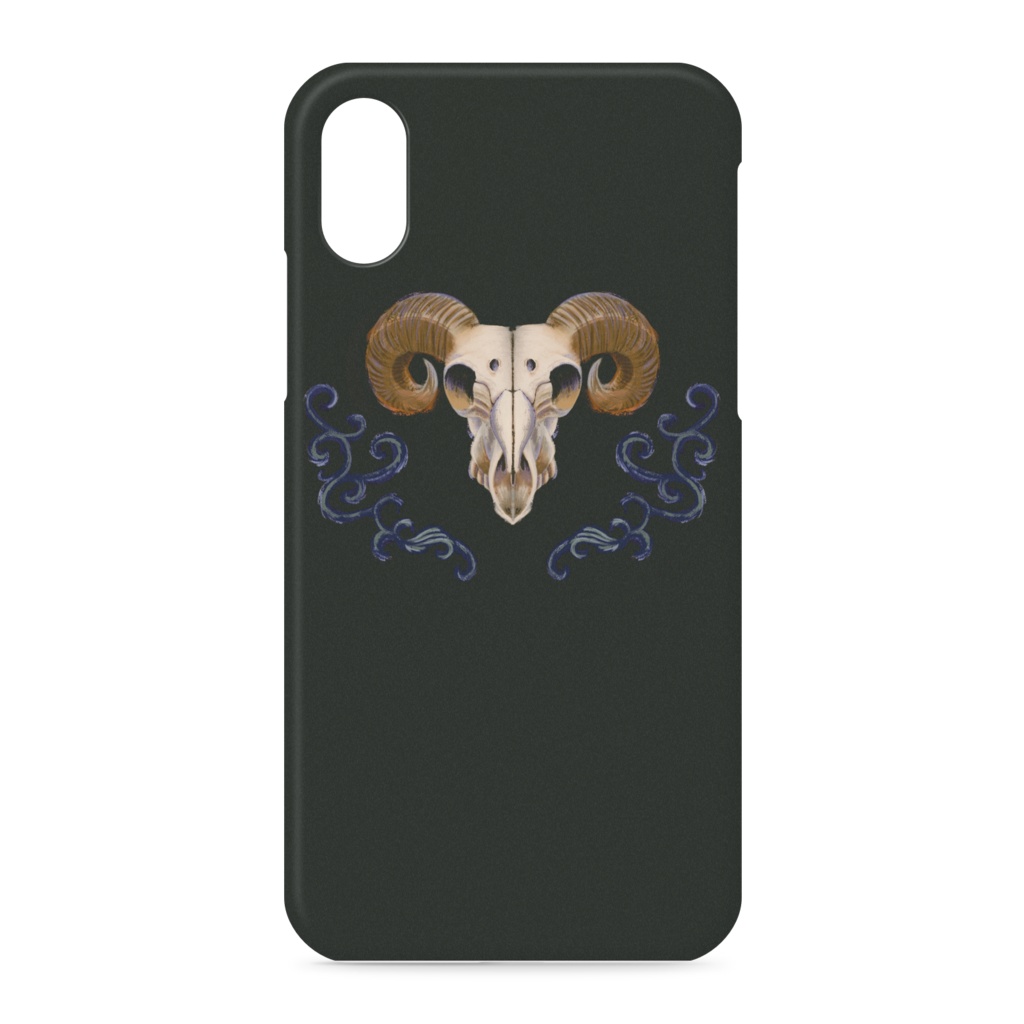 Blue Goat's Skull　iPhoneケース