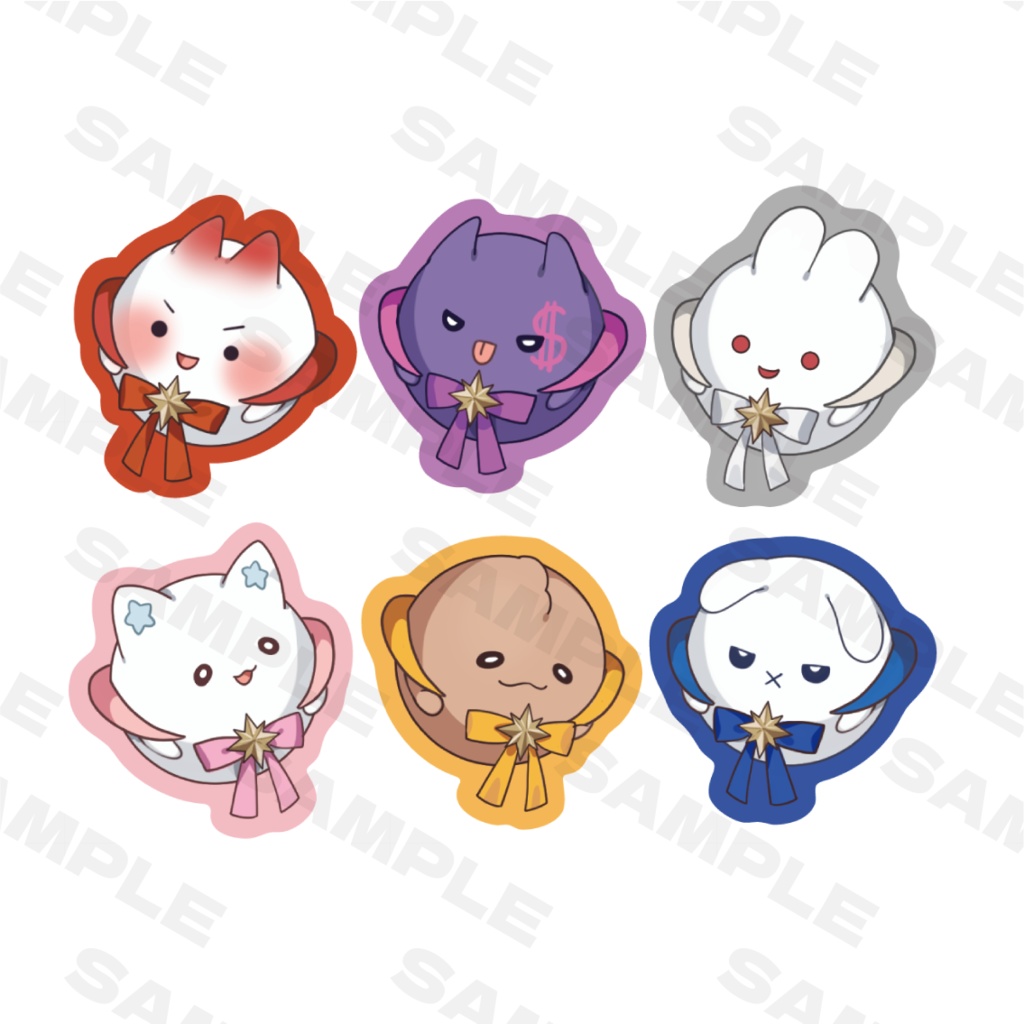 などすた1stAnniversary すたーずステッカーセット