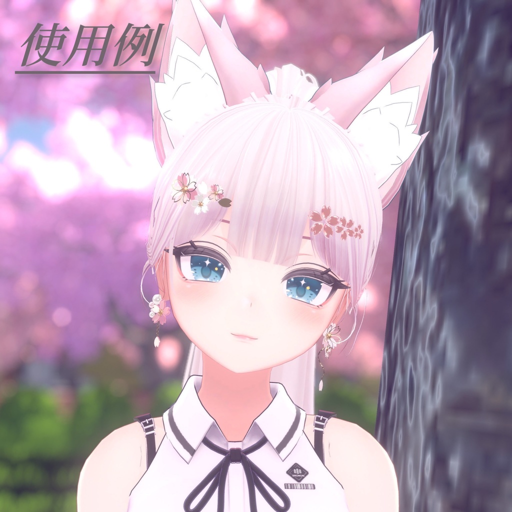 cherry blossom hairpin earing and hairpin / 桜モチーフピアス&ヘアピン