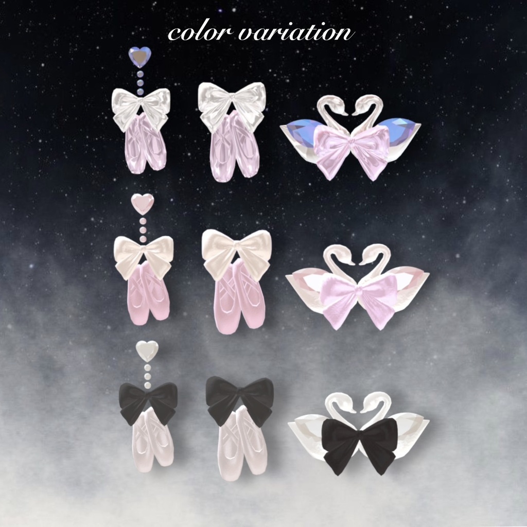 ballet accessory set /バレエモチーフ