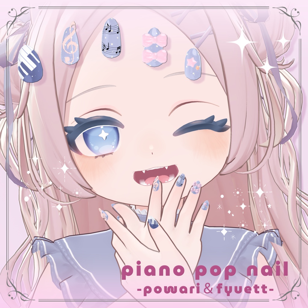 piano pop nail 【powari＆fyuett】